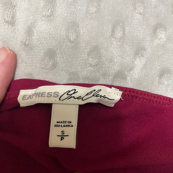 Express One Eleven Raspberry red cami/tank - Picture 3 of 6